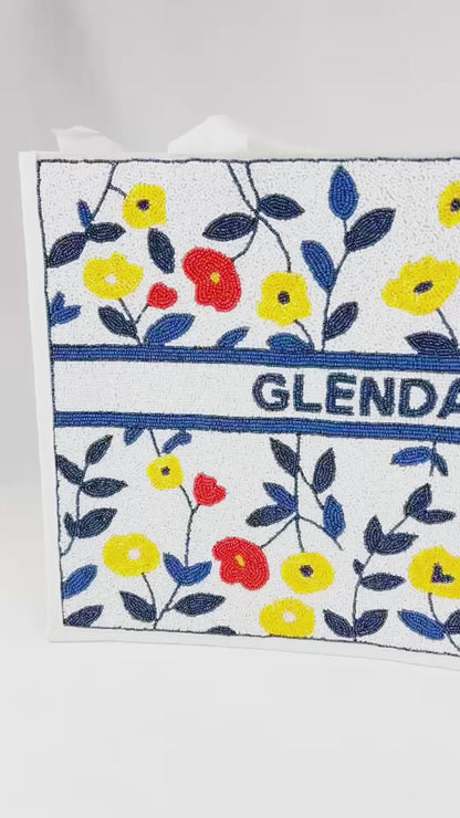 Custom Flower Tote Bag