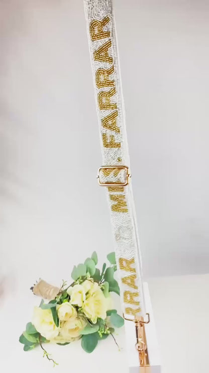 Custom “Mrs.” Camera Strap