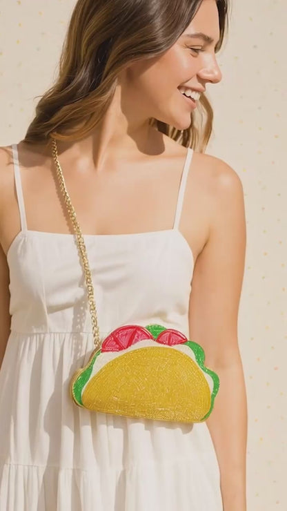 Taco Clutch Bag
