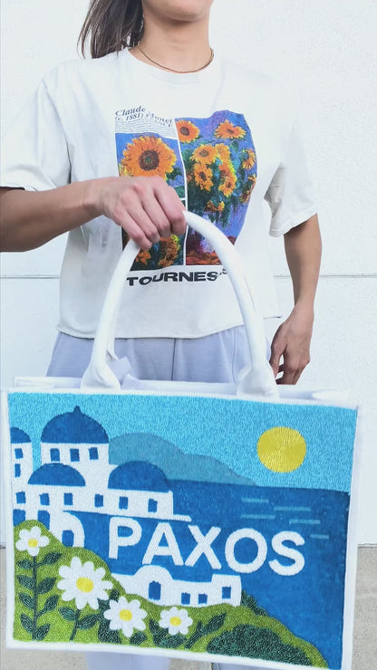 Santorini Island Greece Tote Bag