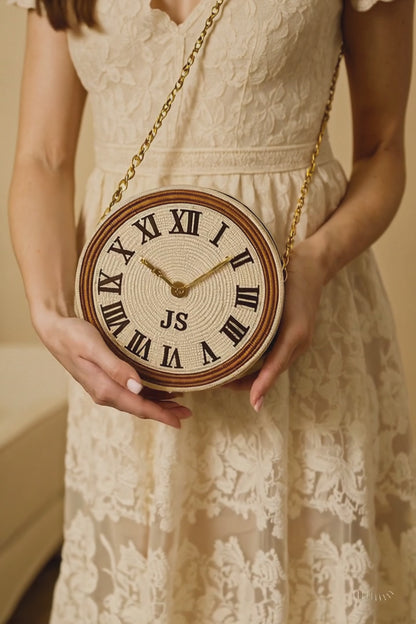 Clock Clutch Purse