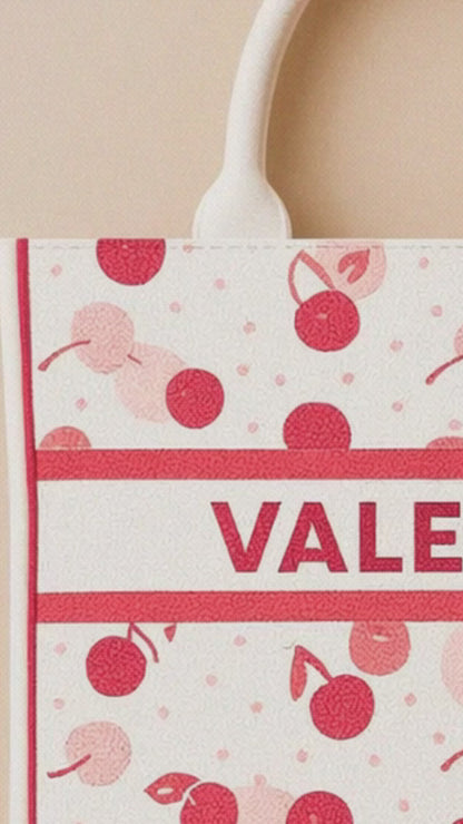 Custom Cherry Tote Bag