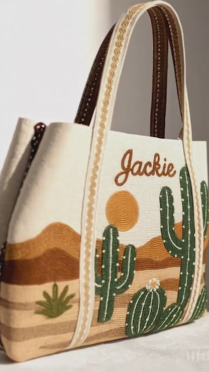 Desert Cactus Tote