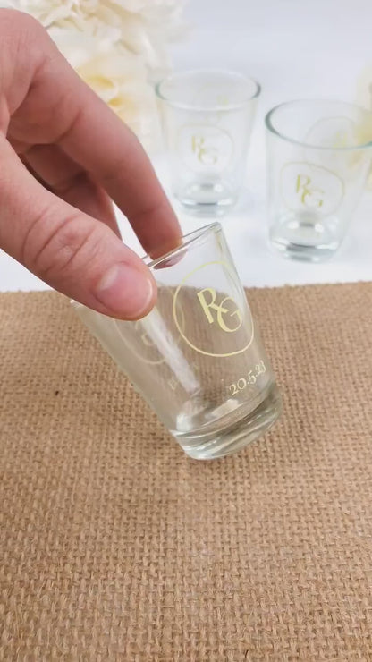 Custom Bridal Shower Shot Glasses (LP 355)