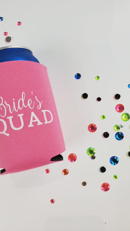 Bride's Squad Can Coolers