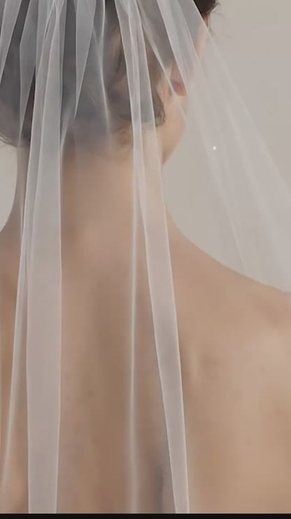 Personalized Waltz Length Veil