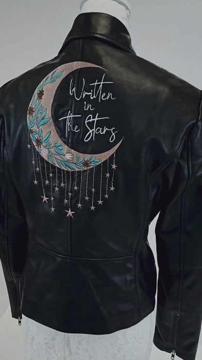 (Real Leather) Written In The Stars Leather Jacket