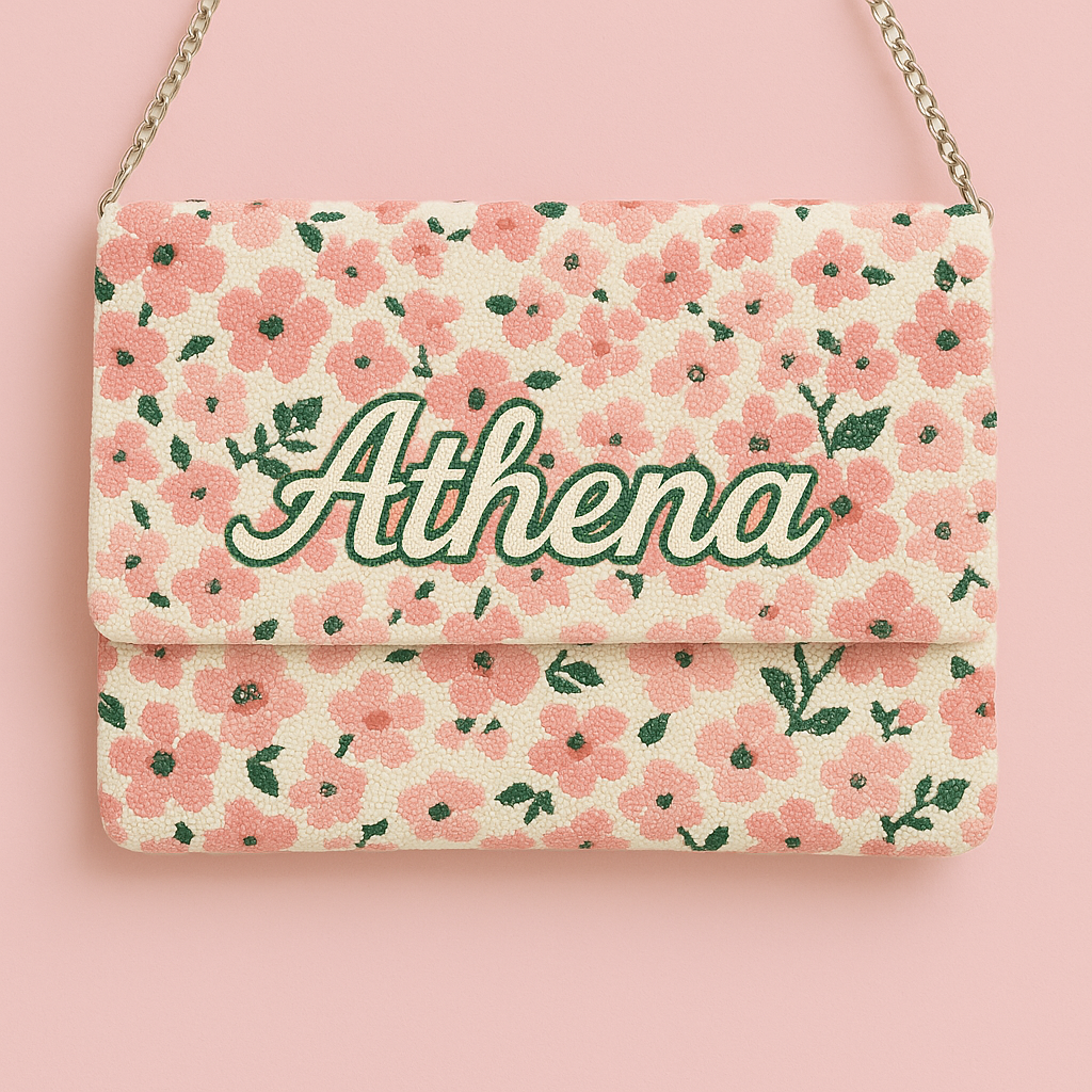 Blush Floral Clutch - HHFC