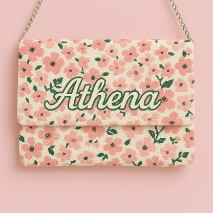 Blush Floral Clutch - HHFC