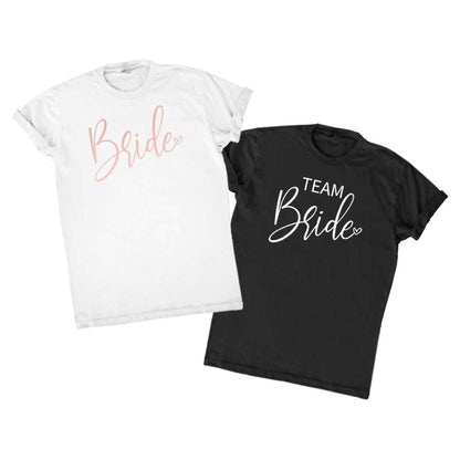 Elegant Bride, Team Bride Tees