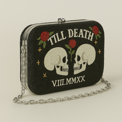 Custom Till Death Clutch Bag