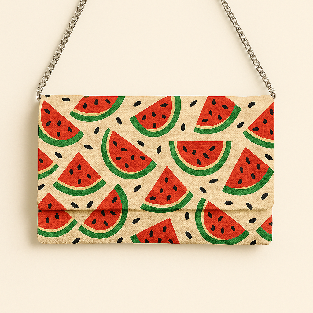 Watermelon Beaded Clutch - HHFC