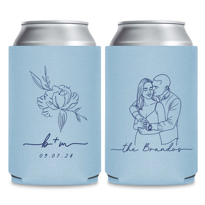 Custom Wedding Can Coolers (LP 350)