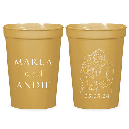 Wedding Reception Stadium Cups (PK 427))