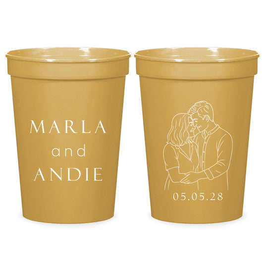 Wedding Reception Stadium Cups (PK 427))