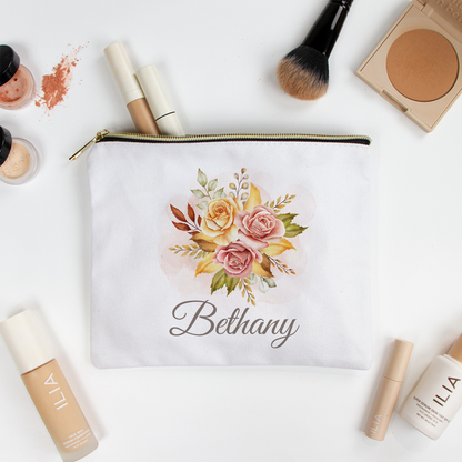 Bridesmaid Makeup Bag Customization