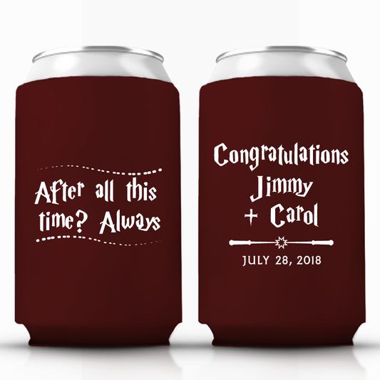 Harry Potter Wedding Themed Can Coolers (107)