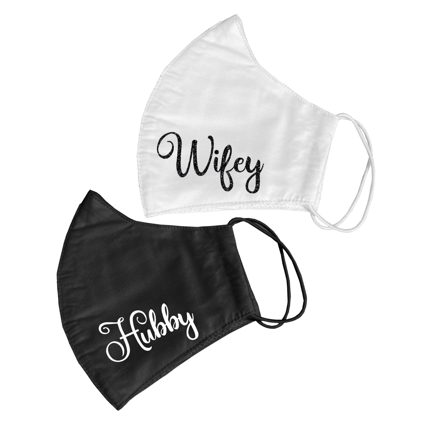 Cotton Mask - Wifey & Hubby