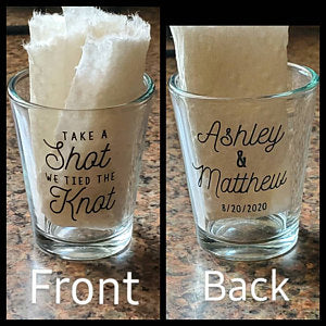 The Knot Wedding Glasses 