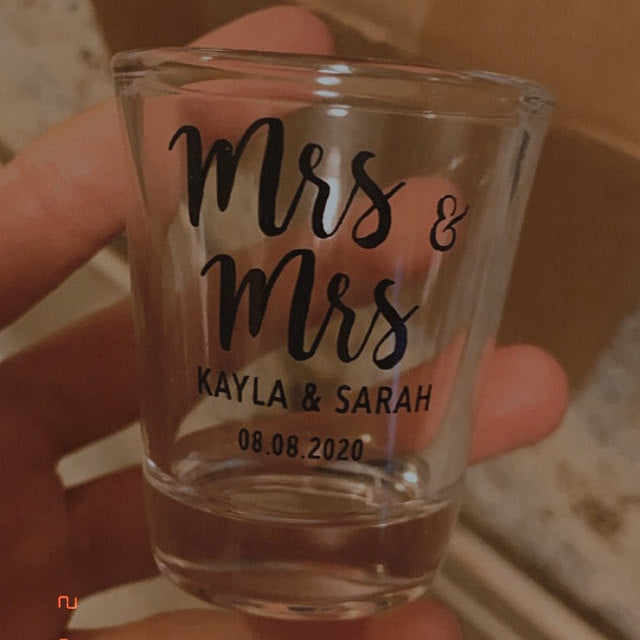 Take A Shot We Tied The Knot Wedding Shot Glasses (112)
