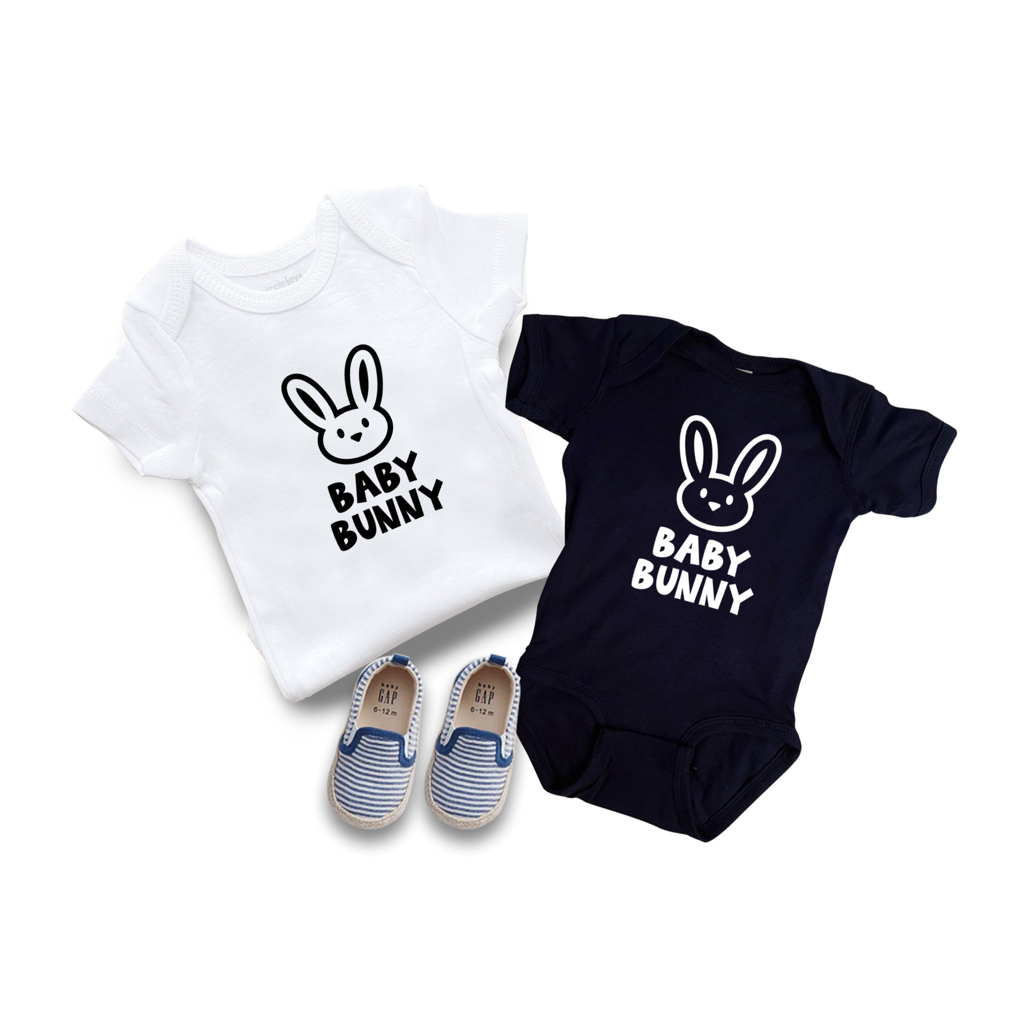 Mommy Bunny and Baby Bunny Tees