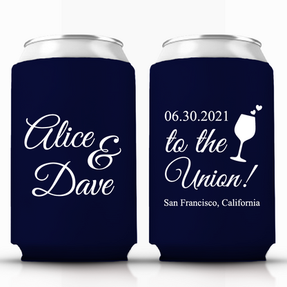 Personalized Wedding Can Coolers (8)