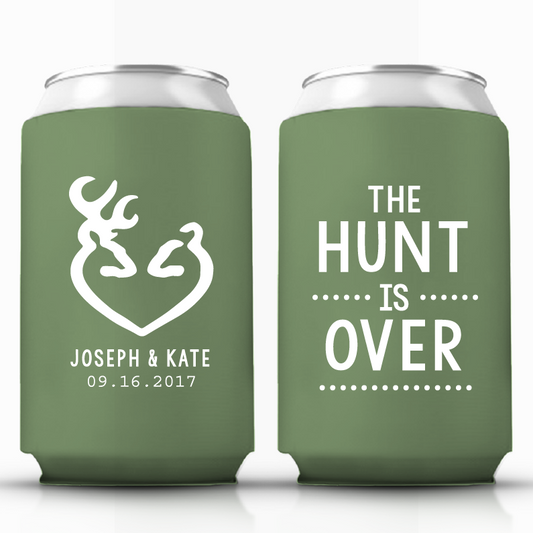 Antler Hunting Wedding Can Coolers (97)