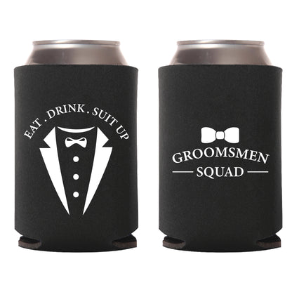 Eat, Drink, Suit Up Can Cooler (133)