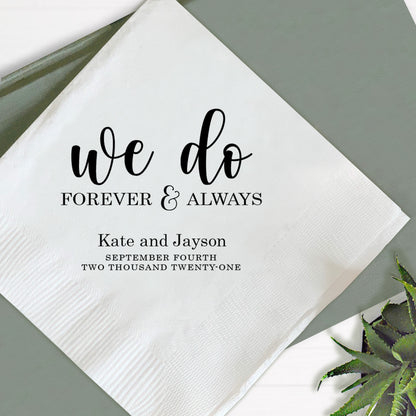 We Do Wedding Napkins (363)