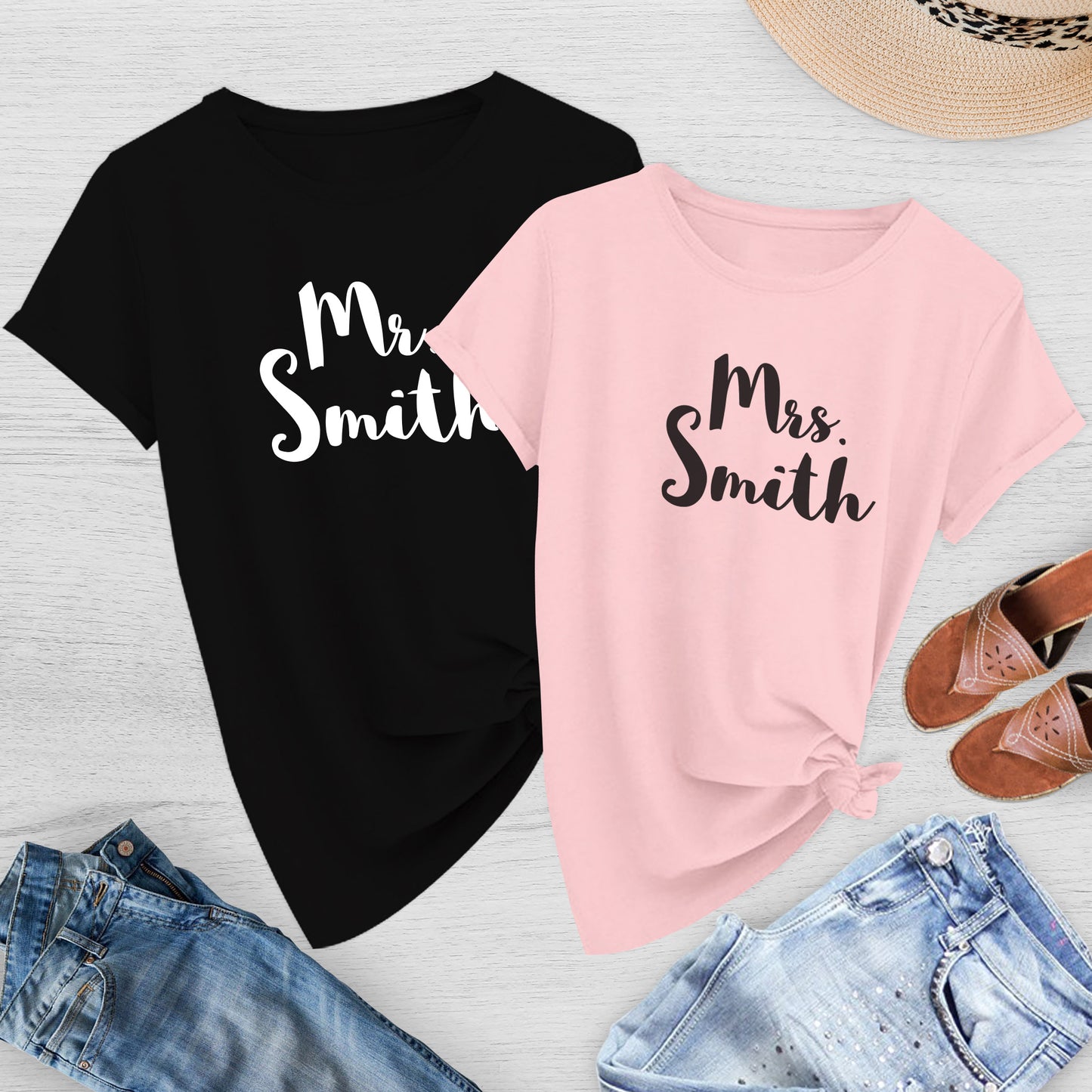 Mr and Mrs Smith Tee