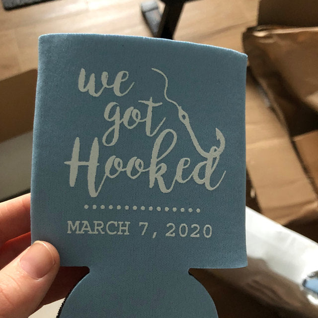 We Got Hooked Wedding Can Coolers (19)