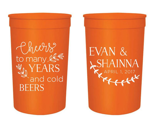 Cheers to Many Years and Cold Beers Stadium Cups (2)