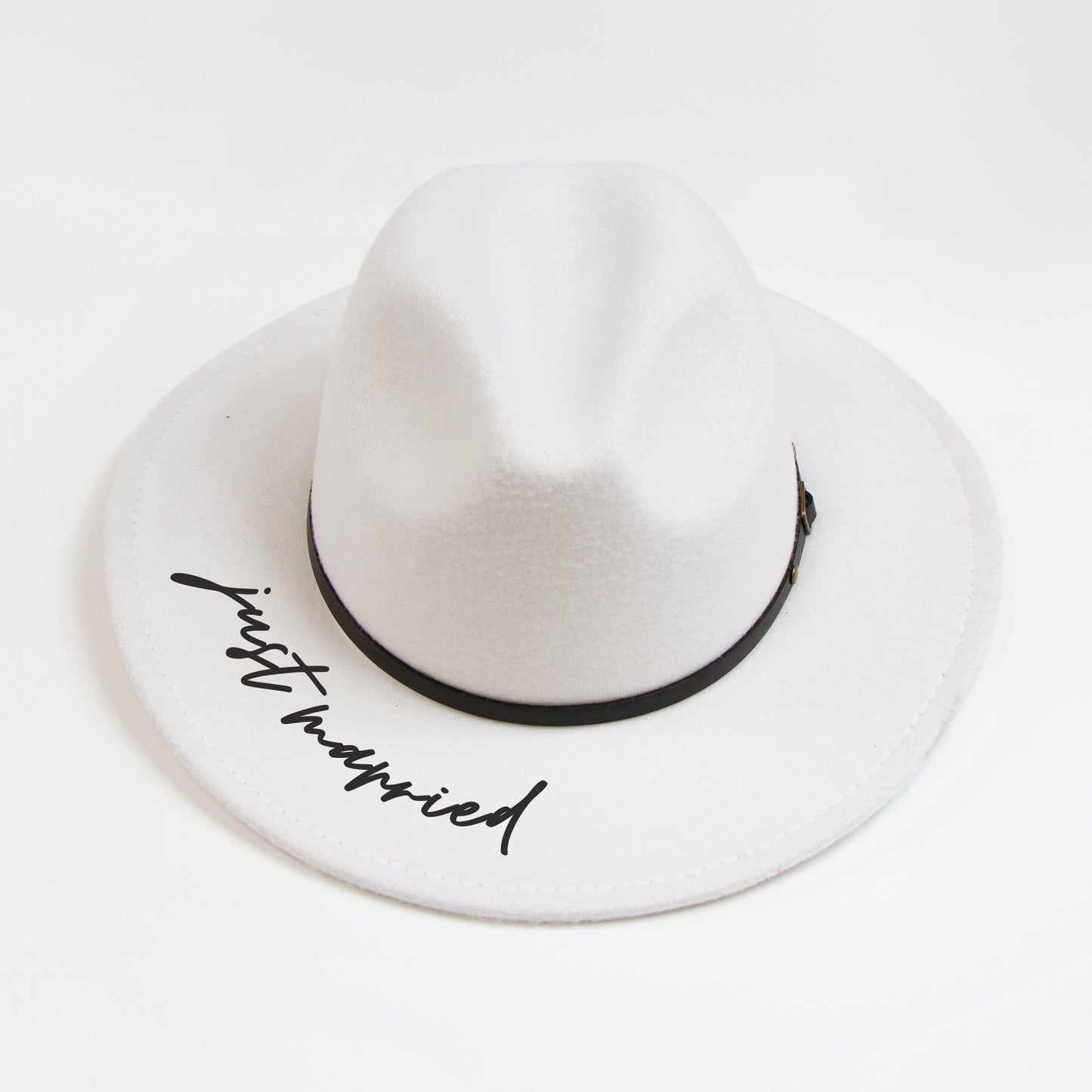 Just Married Fedora Hat