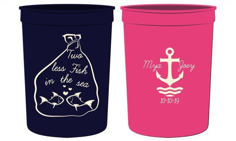 Two Less Fish in the sea, Wedding Stadium Cups (149)