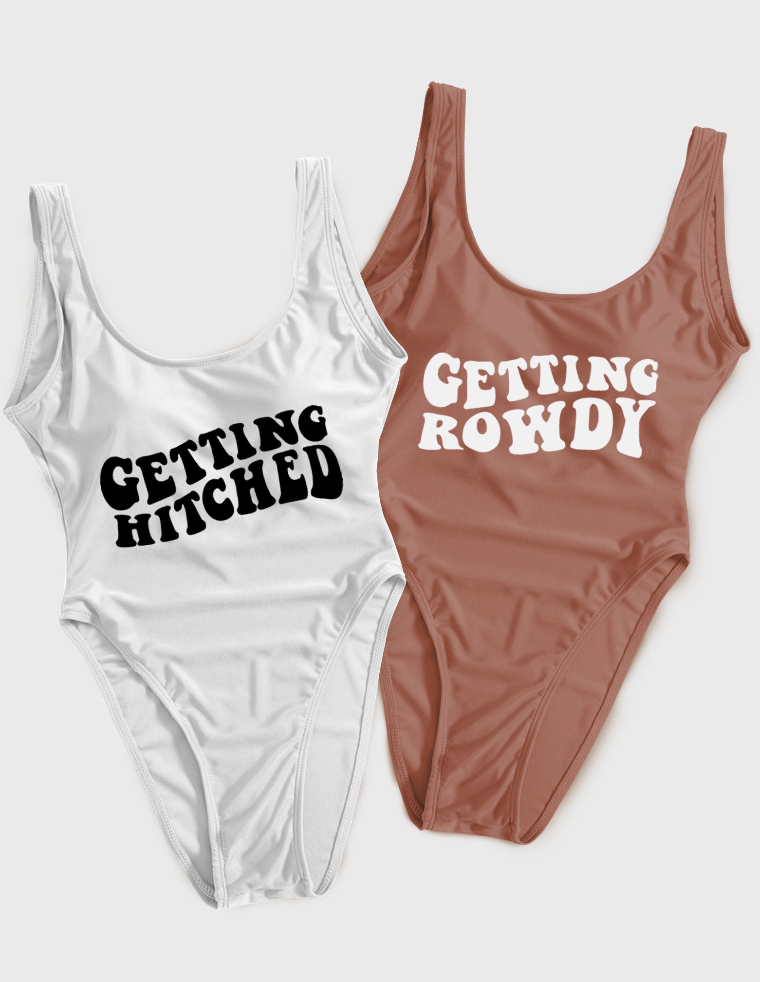 Getting Rowdy & Getting Hitched Bachelorette Swimsuit