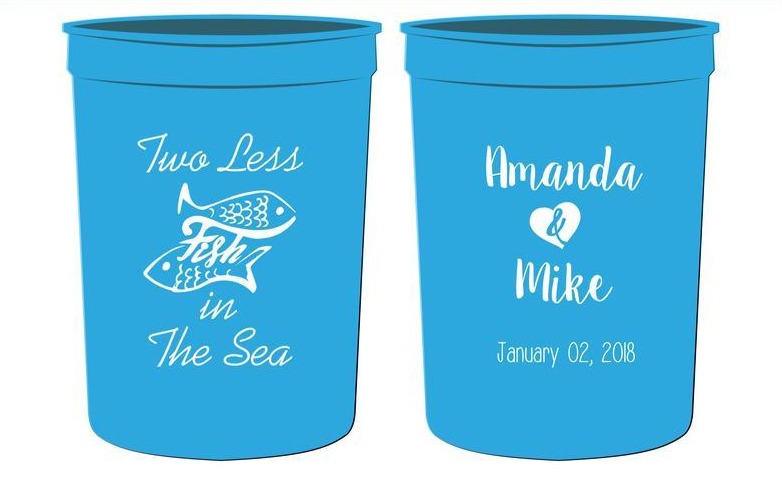Two Less Fish in the sea, Wedding Stadium Cups (140)