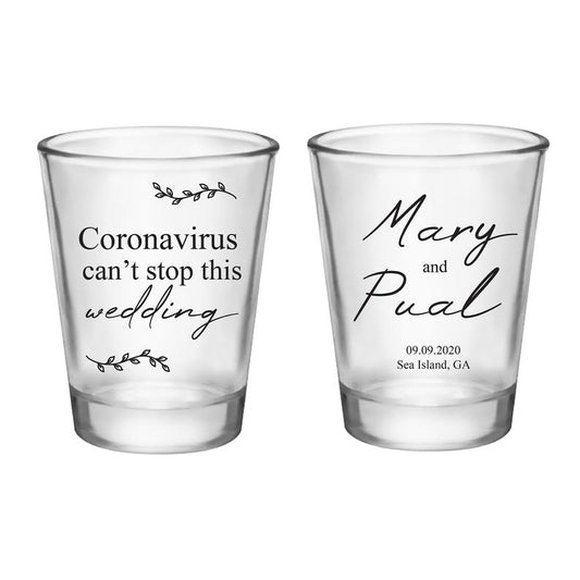 Corona Wedding Shot Glasses (6)