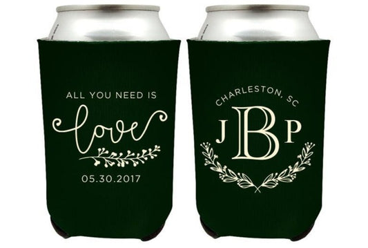 Personalized Wedding Can Cooler (8)