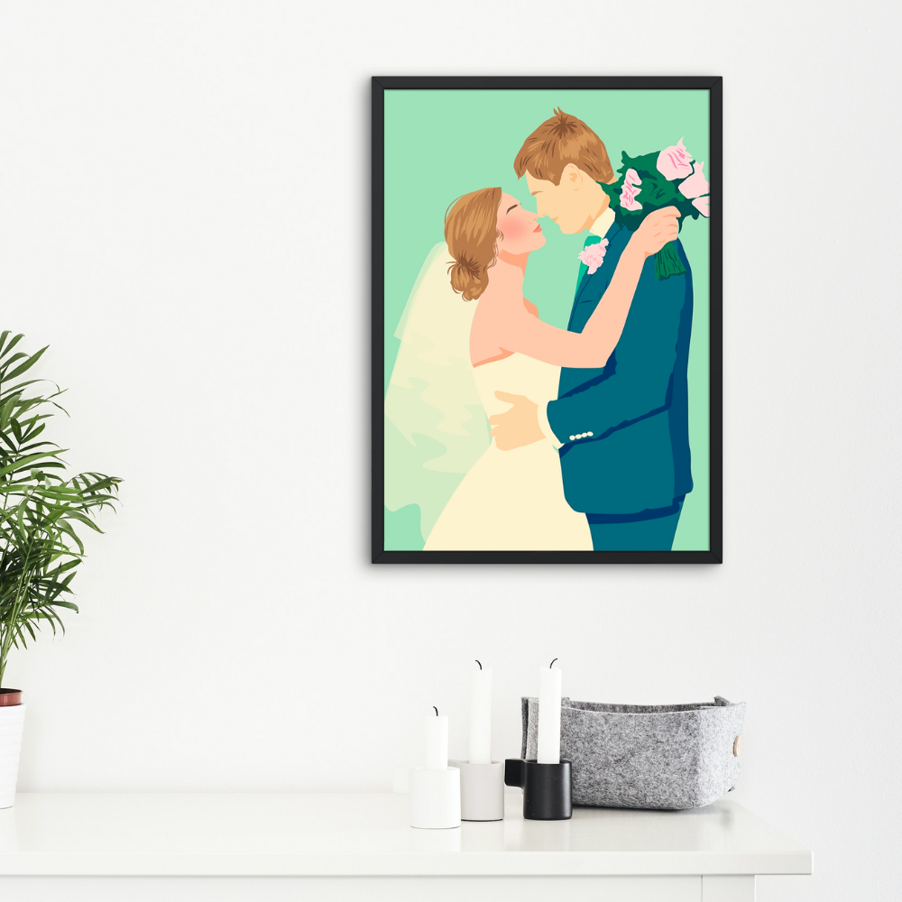 Faceless Wedding Poster