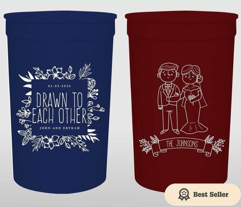 Stadium Plastic Personalized Cups (111)