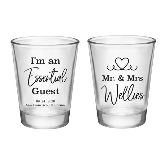 Essential Guests Wedding Shot Glasses (5)