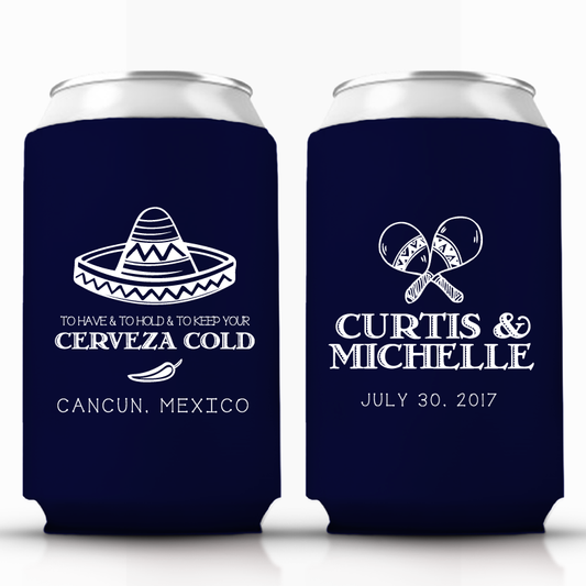 Keep your Cerveza Cold Can Cooler Wedding Party Favor (26)