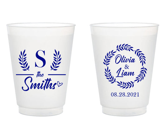Personalized Frosted Cups Wedding Favors (331)