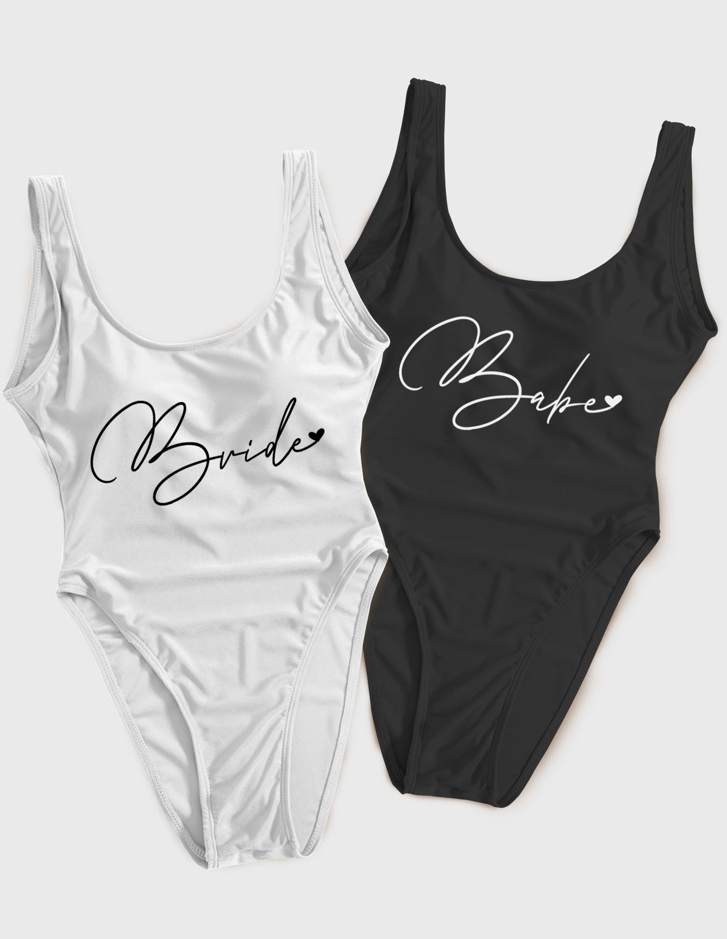Bride & Babe Customized Bachelorette Swimsuit