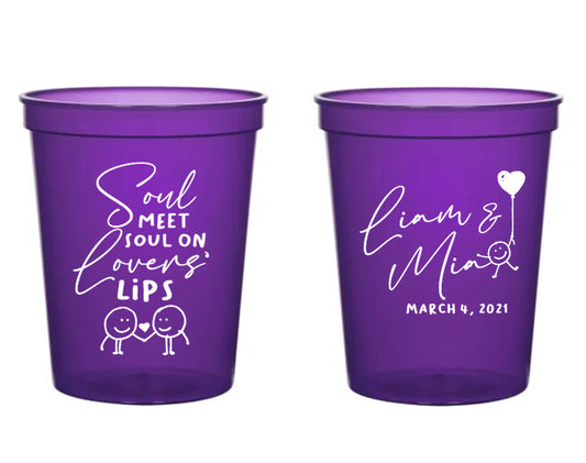 Soul Meet Soul On Lovers' Lips Stadium Cups (317)