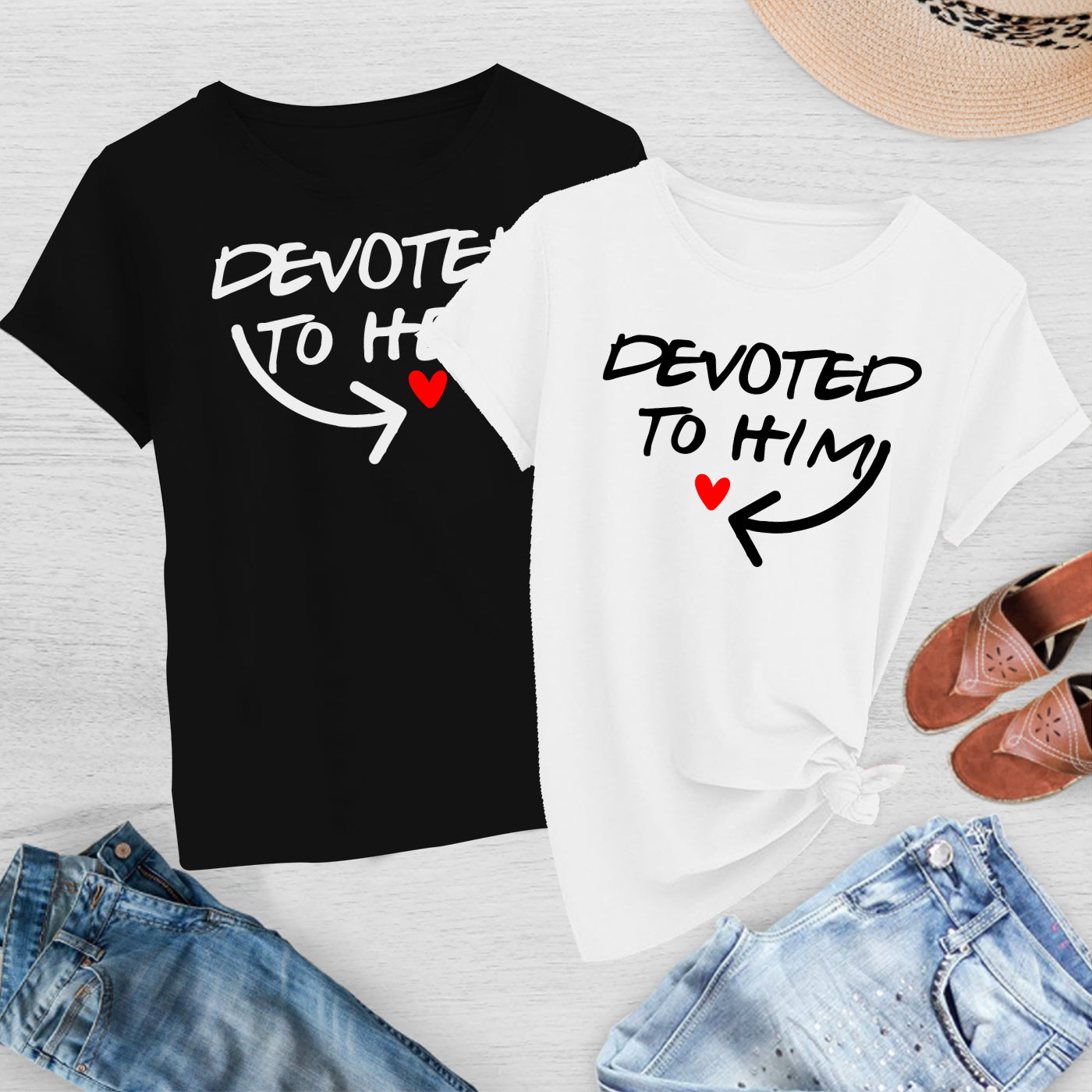 Devoted To Her - Devoted To Him Tees