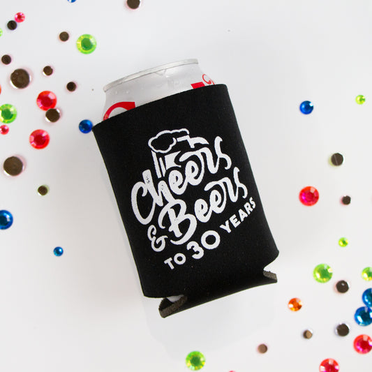 Cheers and Beers to 30 Years Can Coolers