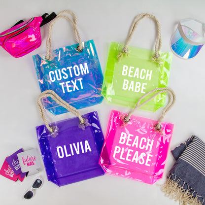 Customizable Clear Tote Bag