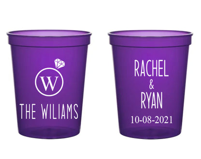 Ring Monogram Stadium Cups (339)