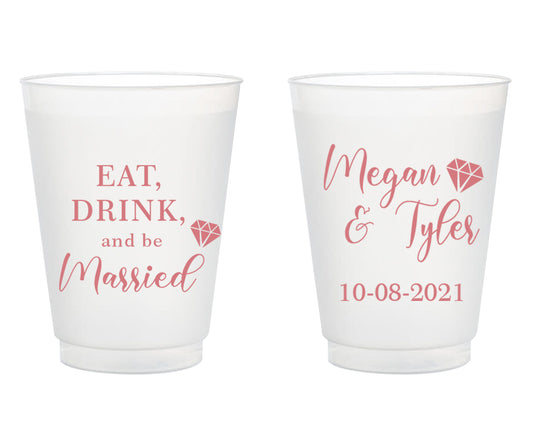 Be Married Wedding Frosted Cups (95)